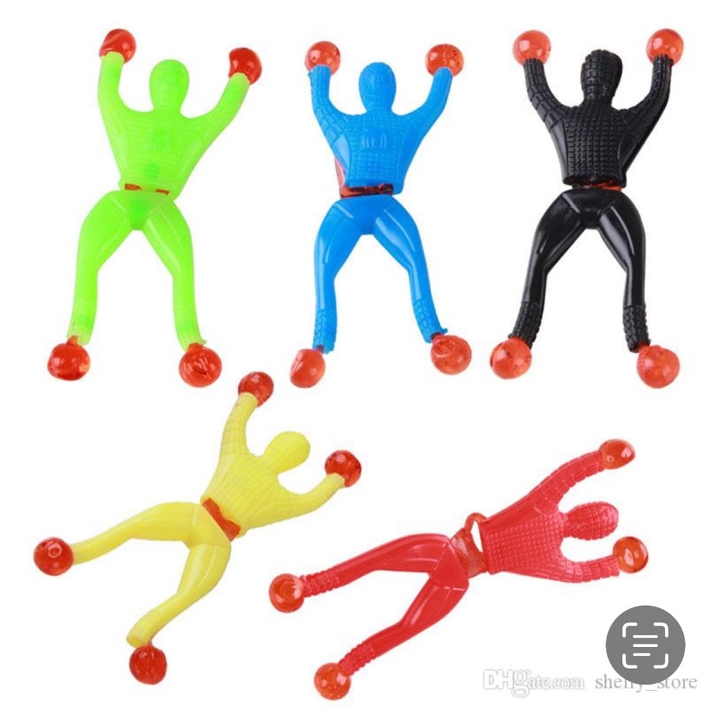 Colorful Sticky Wall Climbing Men Toy Set keep them occupied